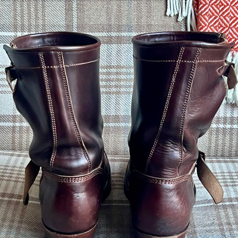 View photo of Willie's Handmade Boots Engineer in Horween Brown Chromexcel