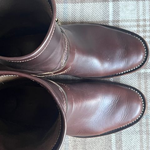 View photo of Willie's Handmade Boots Engineer in Horween Brown Chromexcel