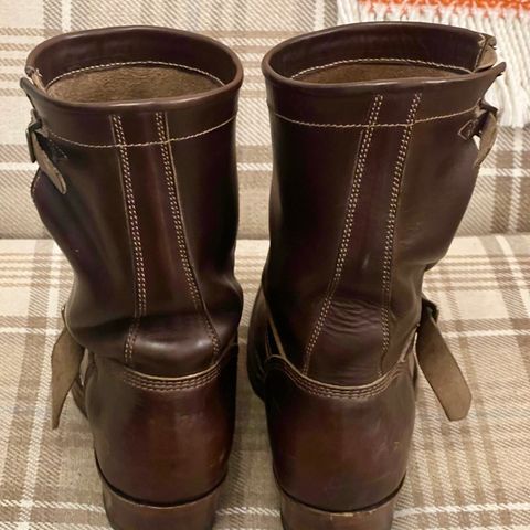 Willie's Handmade Boots Engineer in Horween Brown Chromexcel