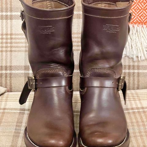 Willie's Handmade Boots Engineer in Horween Brown Chromexcel