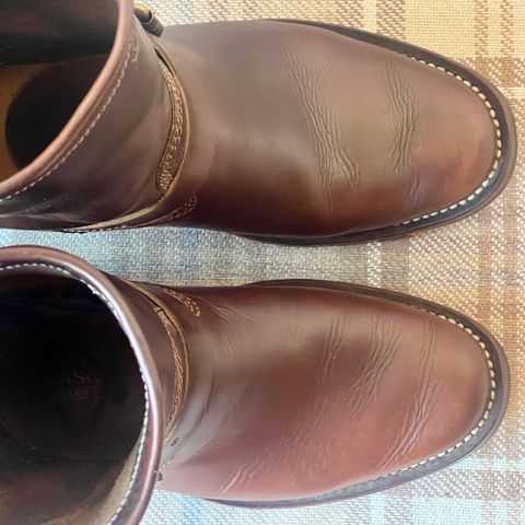 Willie's Handmade Boots Engineer in Horween Brown Chromexcel