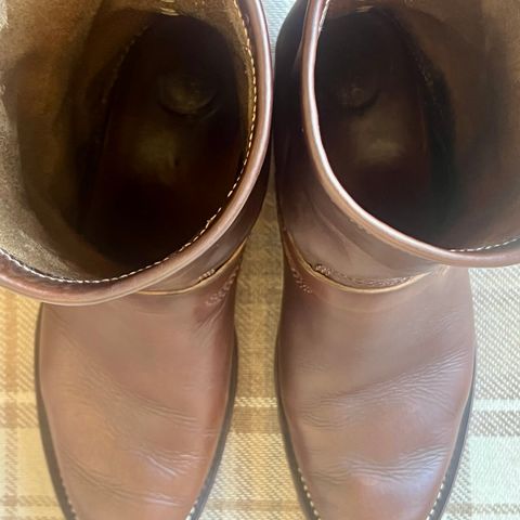 Willie's Handmade Boots Engineer in Horween Brown Chromexcel