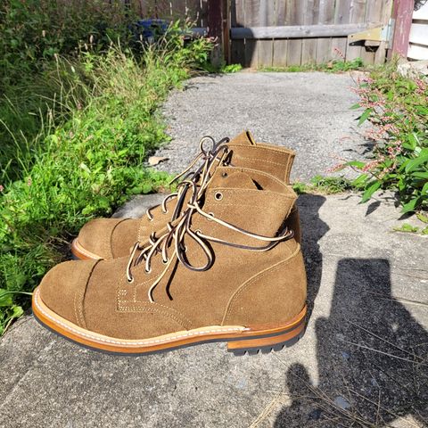 View photo of Truman Service Boot in Tasman Leather Group Coyote Roughout