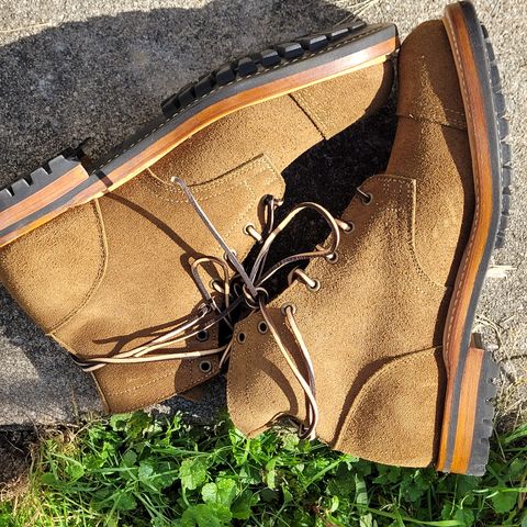 View photo of Truman Service Boot in Tasman Leather Group Coyote Roughout