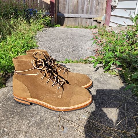 View photo of Truman Service Boot in Tasman Leather Group Coyote Roughout