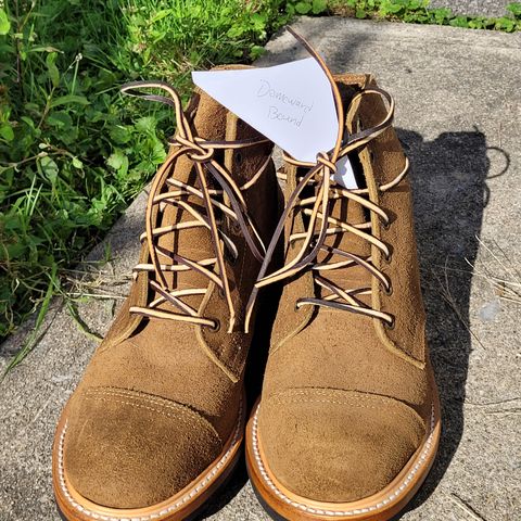 View photo of Truman Service Boot in Tasman Leather Group Coyote Roughout