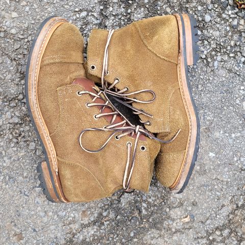 View photo of Truman Service Boot in Tasman Leather Group Coyote Roughout