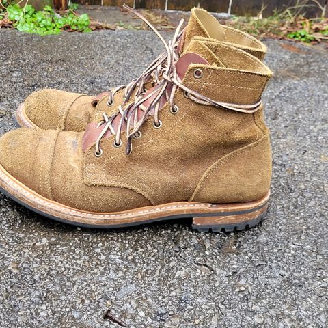 View photo of Truman Service Boot in Tasman Leather Group Coyote Roughout