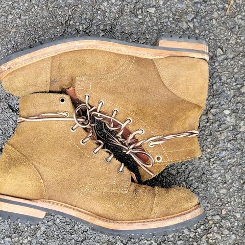 View photo of Truman Service Boot in Tasman Leather Group Coyote Roughout