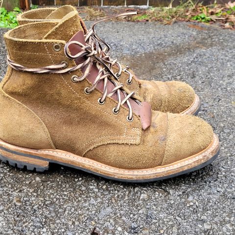 View photo of Truman Service Boot in Tasman Leather Group Coyote Roughout