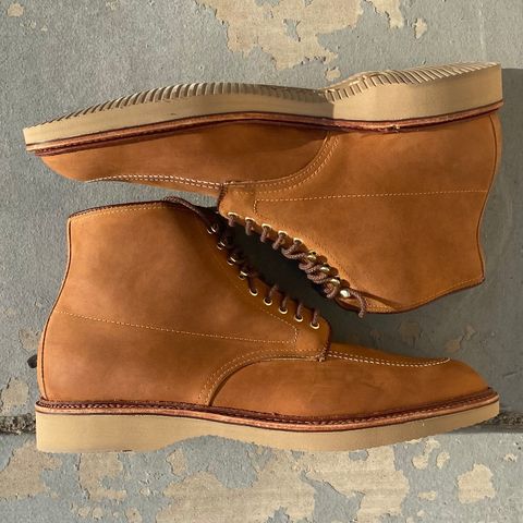 Alden Indy Boot in Smooth Tan Chamois