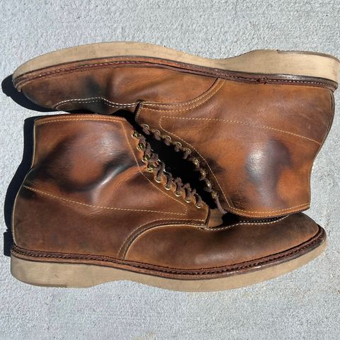 Alden Indy Boot in Smooth Tan Chamois