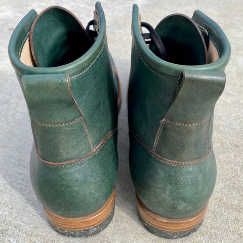 Iron Boots 5515 in Maryam Jungle Green Horsebutt