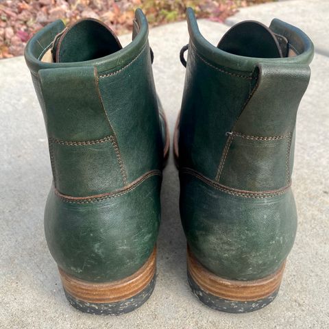Iron Boots 5515 in Maryam Jungle Green Horsebutt