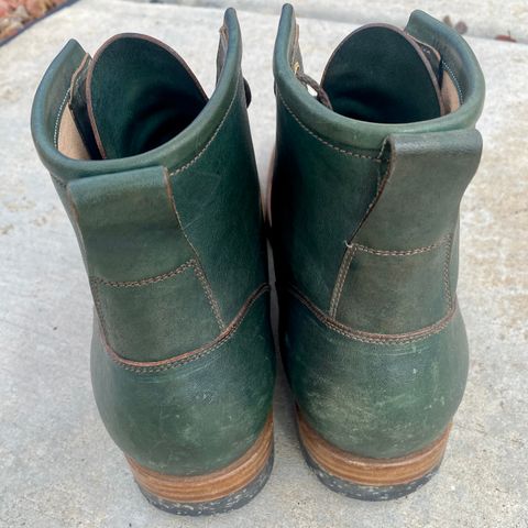Iron Boots 5515 in Maryam Jungle Green Horsebutt