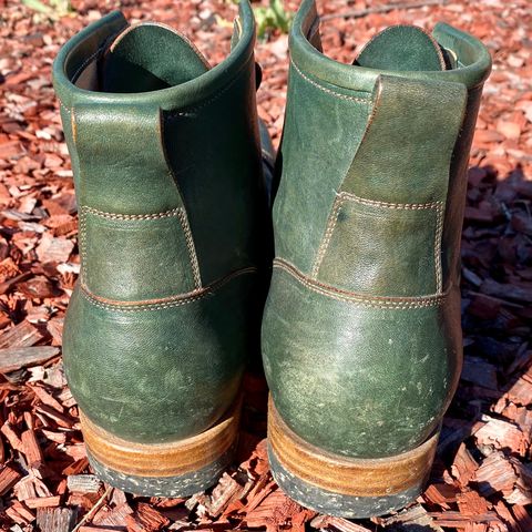 Iron Boots 5515 in Maryam Jungle Green Horsebutt