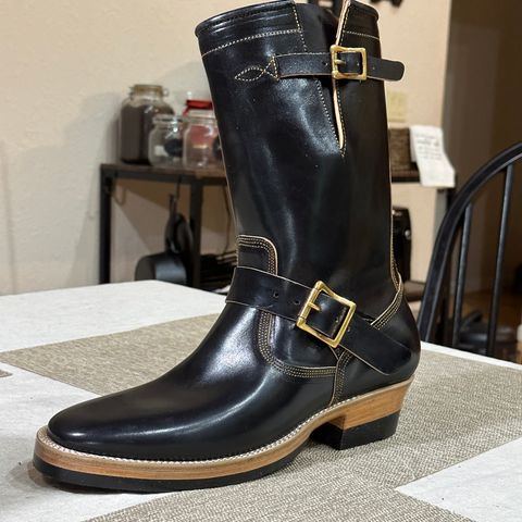 Prof Barnets Neocliffwood Boots in Maryam Black Teacore Horsebutt