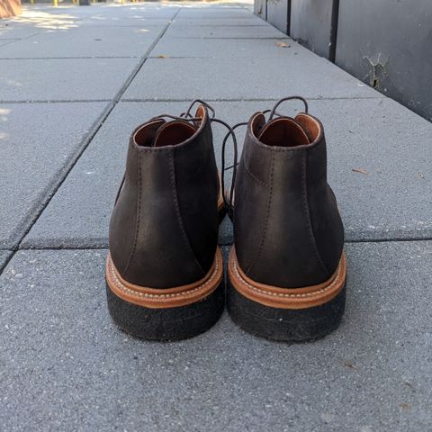 Grant Stone Chukka in C.F. Stead Earth Waxy Commander Suede