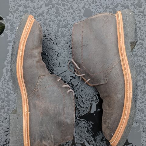 Grant Stone Chukka in C.F. Stead Earth Waxy Commander Suede