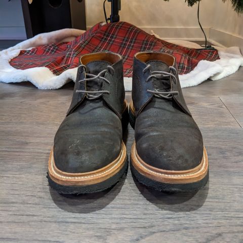 View photo of Grant Stone Chukka in C.F. Stead Earth Waxy Commander Suede