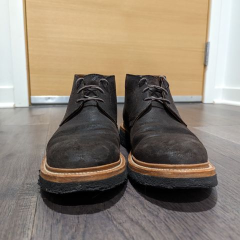 View photo of Grant Stone Chukka in C.F. Stead Earth Waxy Commander Suede