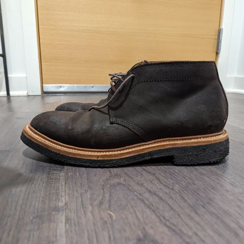 View photo of Grant Stone Chukka in C.F. Stead Earth Waxy Commander Suede