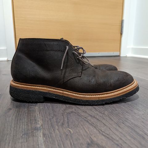 View photo of Grant Stone Chukka in C.F. Stead Earth Waxy Commander Suede