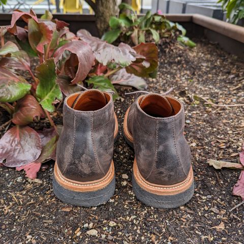 View photo of Grant Stone Chukka in C.F. Stead Earth Waxy Commander Suede