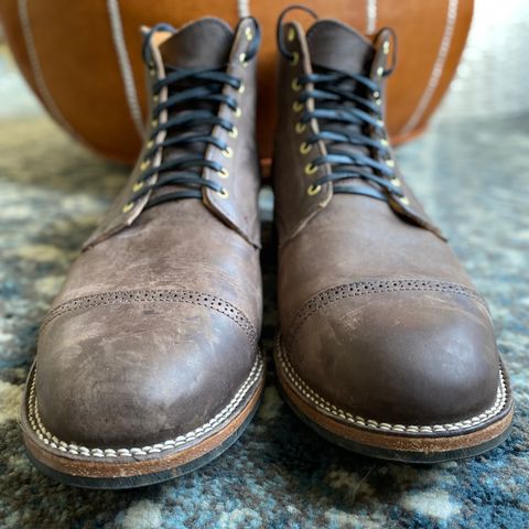 Viberg Service Boot BCT in Maryam Port 1071 Vitello Calf