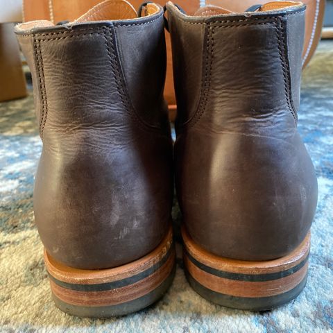 View photo of Viberg Service Boot BCT in Maryam 1071 Port Vitello Calf