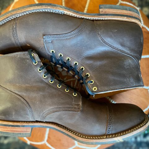 View photo of Viberg Service Boot BCT in Maryam 1071 Port Vitello Calf