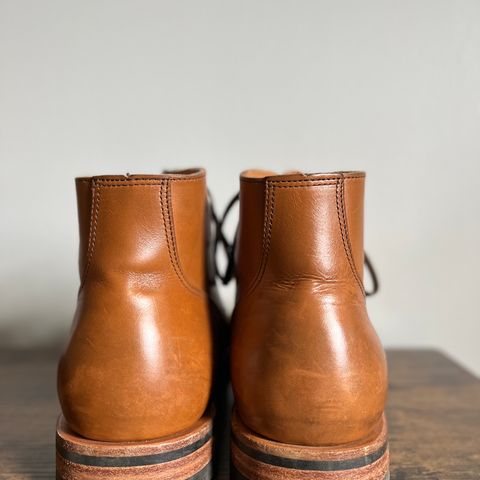 View photo of Viberg Service Boot BCT in Horween Bourbon Workshoe Butt