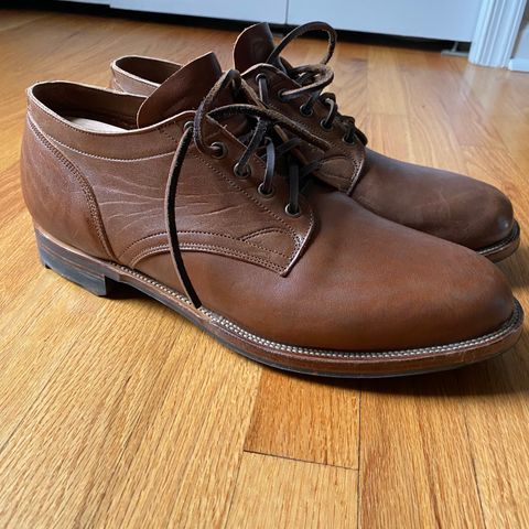 Search result thumbnail of Viberg 145 Oxford in Horween Natural Essex Workshoe Butt