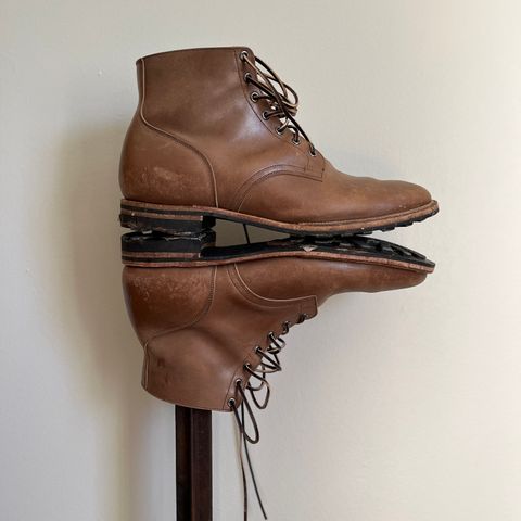 View photo of Viberg Service Boot in Maryam Taupe TPR Horsebutt