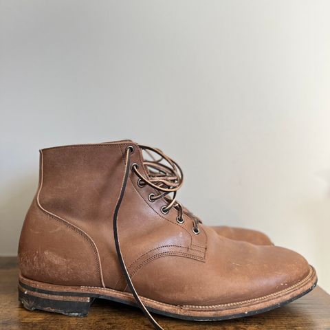 View photo of Viberg Service Boot in Maryam Taupe TPR Horsebutt