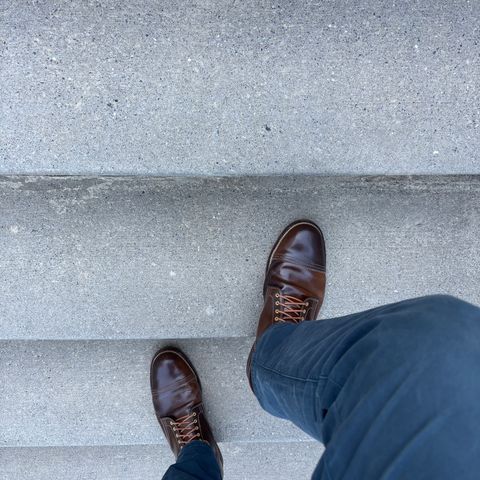 Viberg Service Boot BCT in Horween Mahogany Shell Cordovan