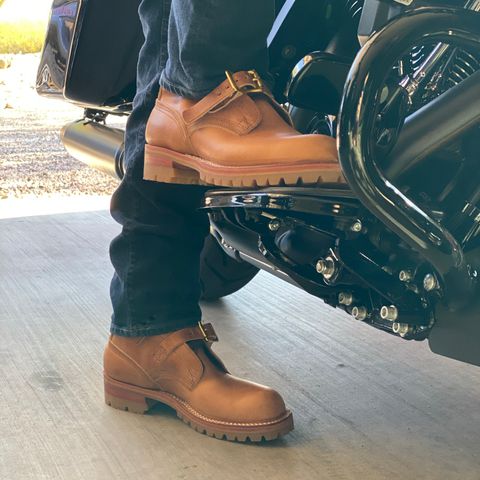 Nicks TankerPro in Horween Natural Dublin