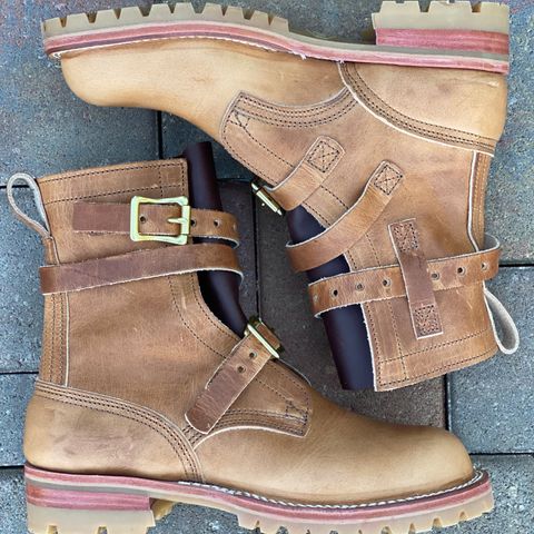 Nicks TankerPro in Horween Natural Dublin