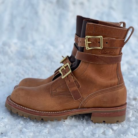 Nicks TankerPro in Horween Natural Dublin