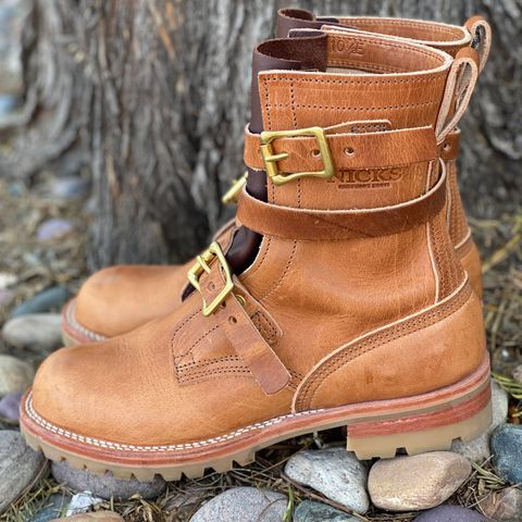 Nicks TankerPro in Horween Natural Dublin