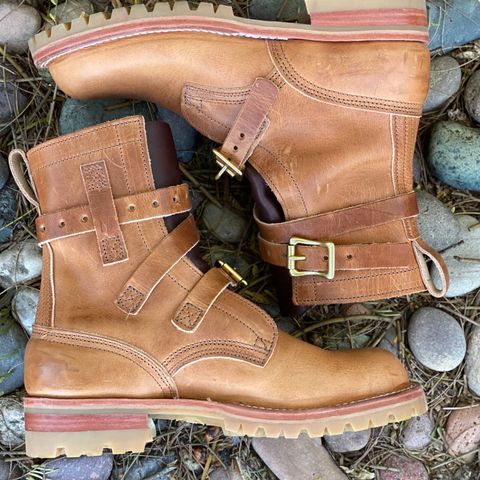 Nicks TankerPro in Horween Natural Dublin
