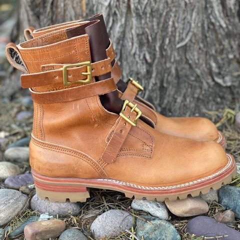 Nicks TankerPro in Horween Natural Dublin