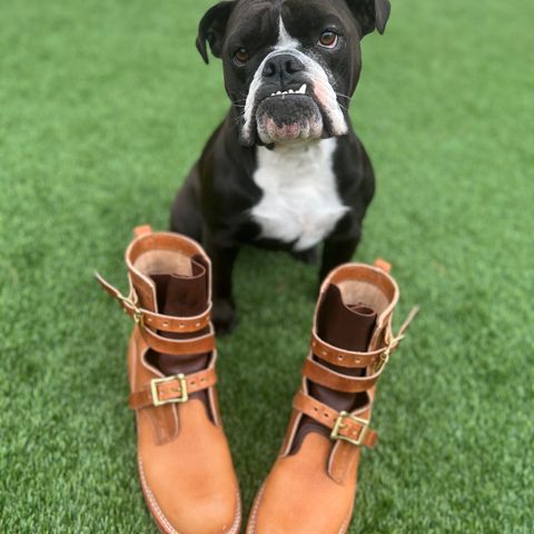 Nicks TankerPro in Horween Natural Dublin