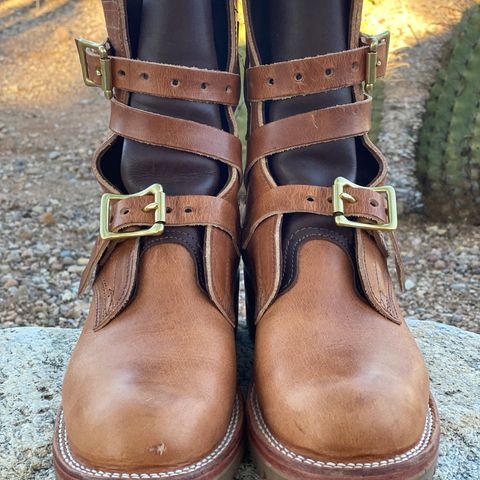 Nicks TankerPro in Horween Natural Dublin