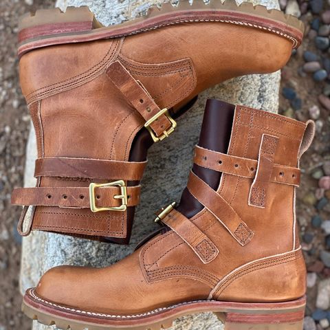 Nicks TankerPro in Horween Natural Dublin