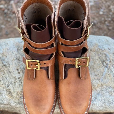 Nicks TankerPro in Horween Natural Dublin
