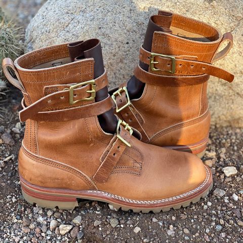 Nicks TankerPro in Horween Natural Dublin