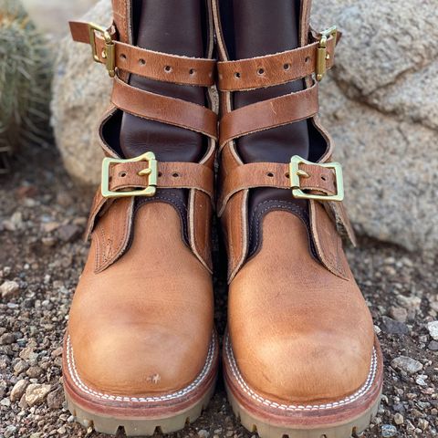 Nicks TankerPro in Horween Natural Dublin