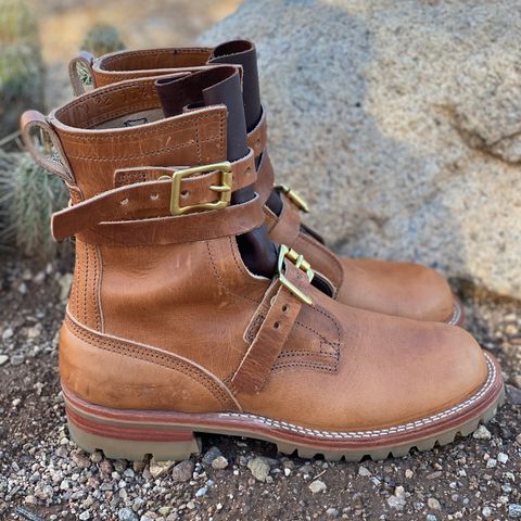 Nicks TankerPro in Horween Natural Dublin