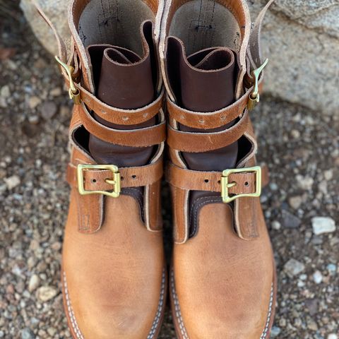 Nicks TankerPro in Horween Natural Dublin